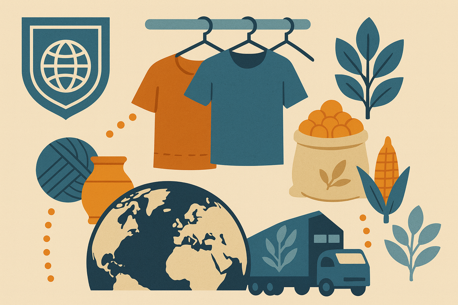 Fair trade product being prepared for export